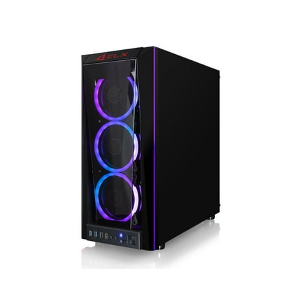 CLX - SET Gaming Desktop - Intel Core i7 10700KF - 32GB Memory - NVIDIA GeForce RTX 3060 - 500GB NVMe M.2 SSD + 4TB HDD - Black
