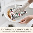 thumbnail image 5 of 2 Pcs Funny Kitchen Towels,Multicolor Christmas Pattern Microfiber Dish Towels,Kitchen Tea Towels,Kitchen Towel Set (18" X 26"), 5 of 7
