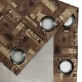 thumbnail image 4 of Ambesonne Coffee Grommet Curtain, Cafeteria Typography, 50" x 84", Brown Beige, 4 of 6
