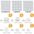 thumbnail image 3 of MENKEY Cabinet Door Bumpers, 184Pcs Self Adhesive Rubber Pads Clear Stoppers Plastic Cushions for Kitchen Drawer Cupboard Picture Frame, 3 of 7