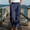 Navy, variant on WIZUTIZ Mens Linen Cargo Pants Summer Casual Elastic Waist Work Pants with Pockets Loose Fit Beach Yoga Travel Sports Pant