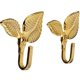 thumbnail image 1 of 1 par de ganchos para toallas con forma de hoja retro, toalleros, toalleros, accesorios de baño duraderos montados en la pared, accesorios de baño, decoración de cocina Xemadio LKX-0497-1, 1 of 3