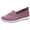 Purple, variant on Oyedens Women's Mesh Slip On Loafers Walking Shoes Comfortable Flats Nursing Driving Work Shoes