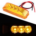 thumbnail image 1 of Camión Llevó La Luz 2 Piezas 3 LED Luz Del Coche Luz De Señal Lateral Resalte Para Camión Amarillo ANGGREK Otros, 1 of 8