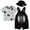 Stormtrooper, black, variant on Star Wars The Child Newborn Baby Boys French Terry Short Overalls T-Shirt and Hat 3 Piece Outfit Set Newborn to Infant