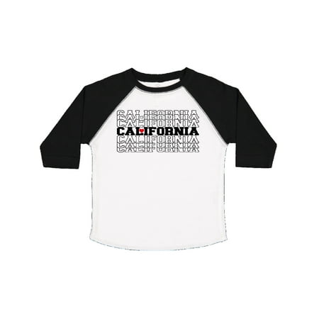 

Inktastic I Love CA Mirror Words Gift Toddler Boy or Toddler Girl T-Shirt