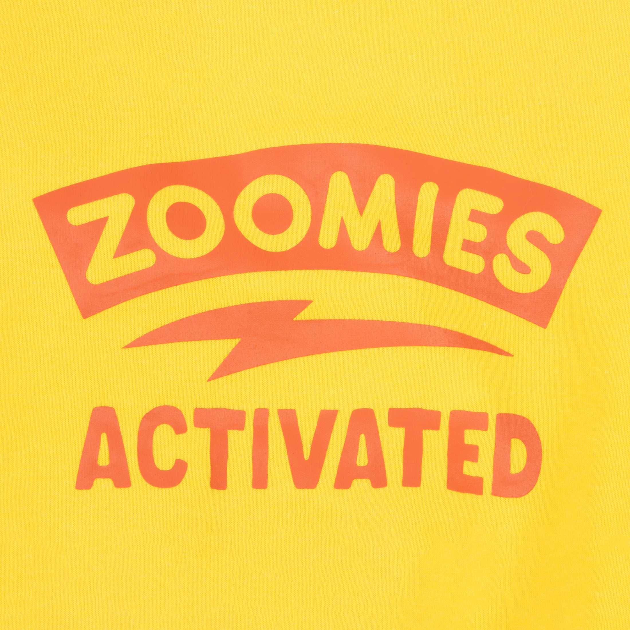 Oodles Zoomie Activated Fall Dog Hoodie, Yellow, Medium