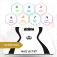 thumbnail image 3 of INEVIFIT Body Fat Scale with Digital Body Composition Analyzer and Body Weight - White, 3 of 8