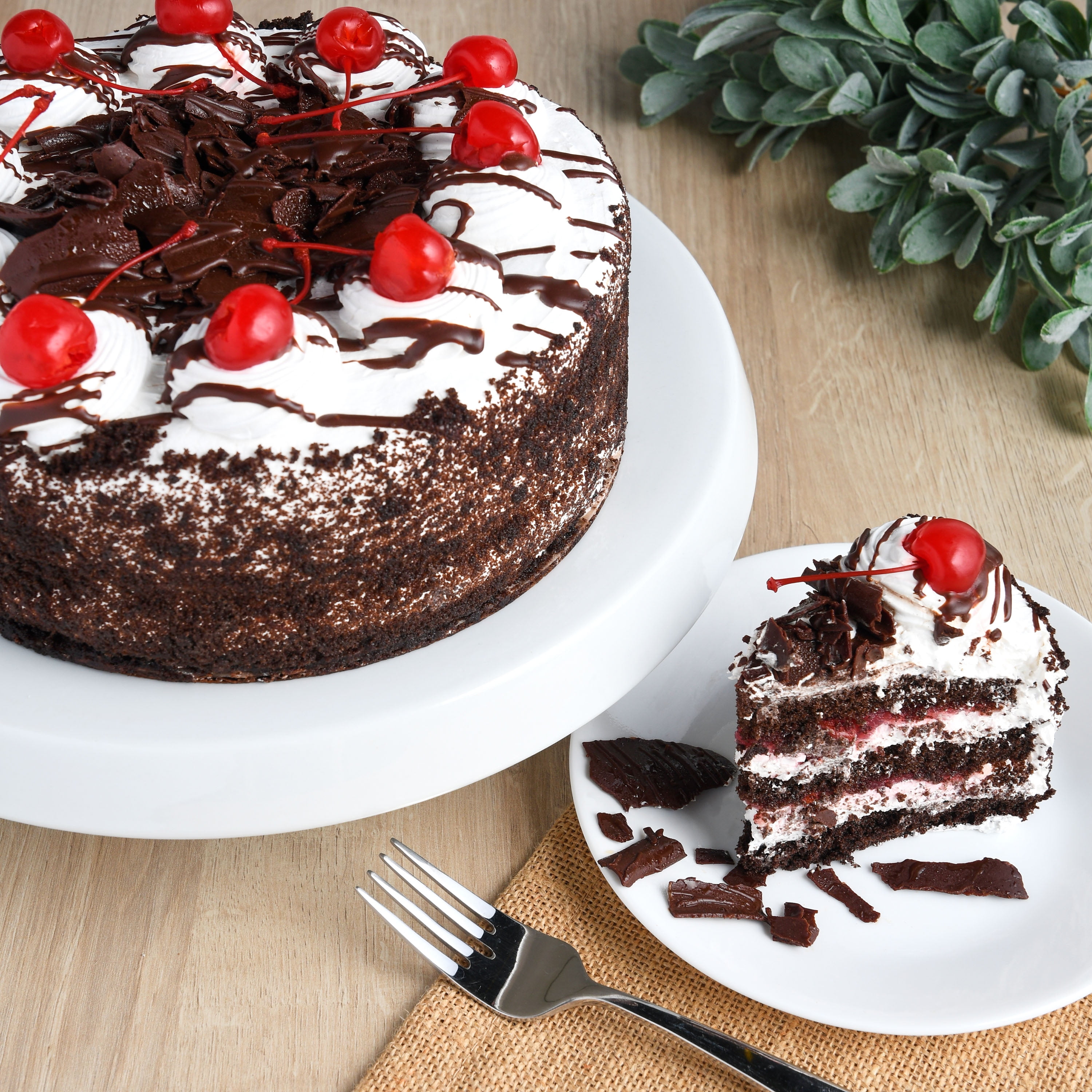 Freshness Guaranteed Black Forest Cake 43 Oz Walmart Com