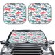thumbnail image 2 of Balery Colorful Shark Parasol para parabrisas de coche de 2 piezas | Parasol plegable para parabrisas delantero de coche para la mayoría de sedanes-Small, 2 of 6