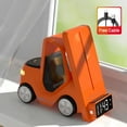 3in1 Forklift Wireless Charging Station With Clock Ambient Light Small