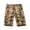V428 Yellow, variant on Mens Shorts With Pocket Loose Fitting Plaid Print Fashionable Shorts Blue Size 29