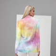 thumbnail image 4 of Long Sleeve Shirts For Women T-Shirts Crew Neck Daily Casual Tie Dye Shirt Basic Tee Loose Fit Lightweight Blouses Funny Tshirts Tops Orange M, 4 of 6