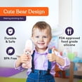 thumbnail image 3 of Botella para Bebé Squeezable Juice Bear 237 ml, 3 of 8