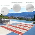 thumbnail image 3 of Independence Day Outdoor Rug for Patio/Deck/Porch, Non-Slip Large Area Rug 4 x 6 Ft, American Flag Red Blue White Flowers Indoor Outdoor Rugs Washable Area Rugs, Reversible Camping Rug Carpet Runner, 3 of 8