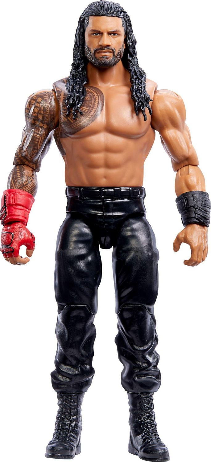 WWE Top Picks Roman Reigns Action Figure, 6-inch Collectible Superstar with Articulation