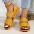 thumbnail image 2 of HBGVBA Womens Roman Beach Sandals Plus Size Closed Heel Soft Sole Lightweight Summer Casual Comfortable Shoes 40, 2 of 4