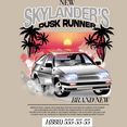 thumbnail image 4 of Cars Retro Graphic Tee Skylanders's Dusk Runner, Cotton, Size S-2XL, 4 of 4