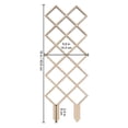 thumbnail image 2 of Wooden Plant Support Rack for Indoor Climbing Plants Trellis for Vines and Vegetables Easy to Assemble Design Multifunctional Climbing Frame for Indoor Gardens，Gold2, 2 of 5