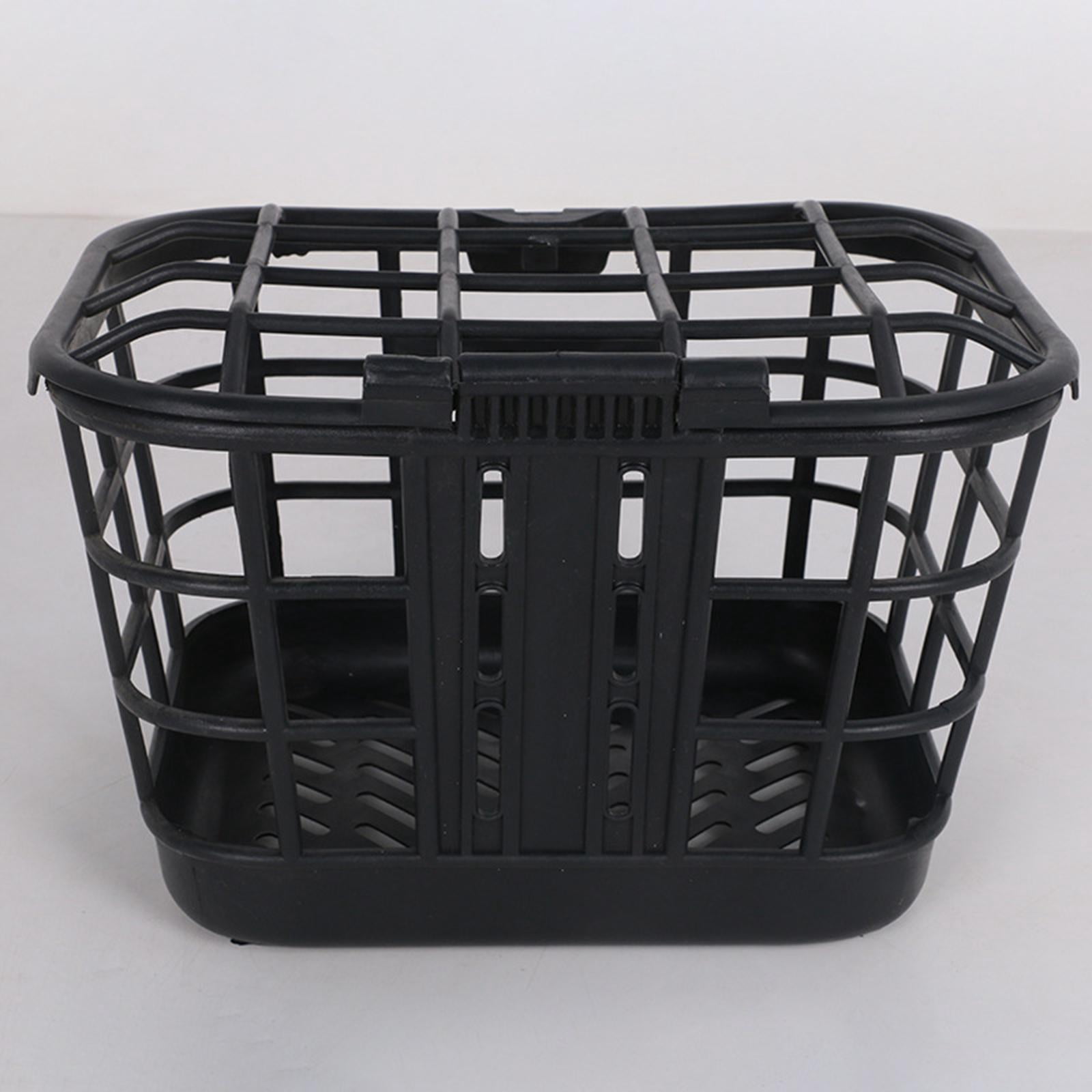 Panier Vélo Pliant Pour Petits Animaux - Avant, Détachable - Oxford Et Acier - Noir/Marron