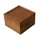 thumbnail image 1 of Caja de madera para regalo de boda con tapa deslizante, para guardar joyas, decoración del hogar 15 cm x 15 cm x 10 cm, 1 of 8