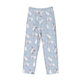 thumbnail image 4 of Goofa Rabbit Is Eating Carrots Printed Soft Pajama Pants for Men, Wide Leg Comfy Casual Lounge Yoga Pants-Large, 4 of 9