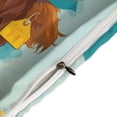 thumbnail image 4 of 3 Pcs Soft Bedding Set, Includes 1 Duvet Cover with Zipper And 2 Pillow,Shams Highland Cow with Sunflowers Full(79"×90"), 4 of 8