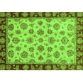 thumbnail image 1 of Ahgly Company Indoor Rectangle Oriental Green Traditional Area Rugs, 2' x 4', 1 of 4