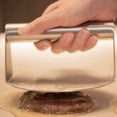 thumbnail image 3 of Prensa de Hamburguesas de Acero Inoxidable, Prensa de Hamburguesas Smash Redonda con Manejar para Cocinar una la Parrilla con Parte Superior , Accesorios para Parrillas, 3 of 5