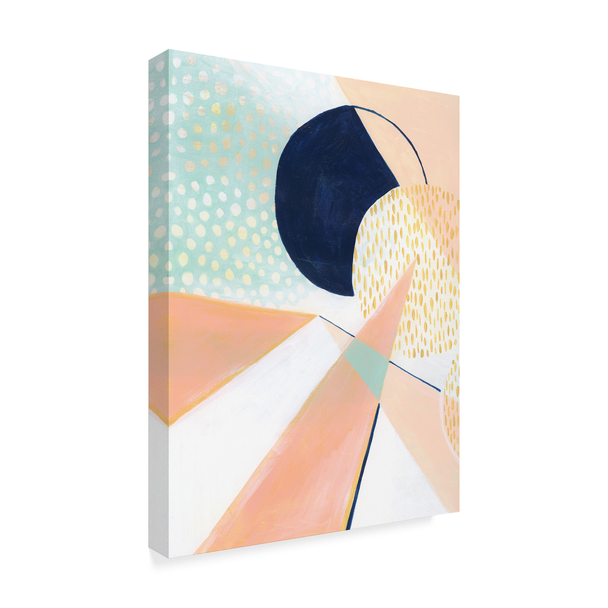 Trademark Fine Art 'Peach Eclipse II' Canvas Art by Grace Popp