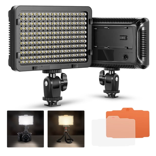 Panel LED Neewer 176 LED de 5600 K para cámaras réflex digitales