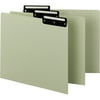 Smead Pressboard Guides Blank Tab Gray/Green 50/BX Letter (50534)