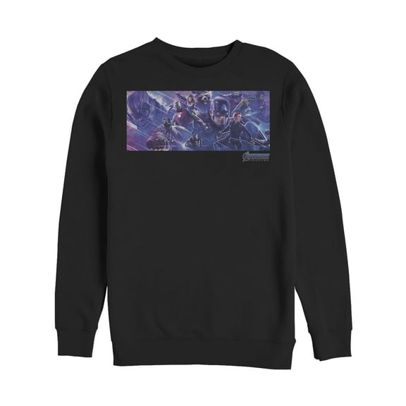 Men's Marvel Avengers: Endgame Epic Poster  Sweatshirt Black X Large