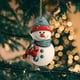 thumbnail image 1 of Colgante Plano De Acrílico Con Un Simpático Muñeco De Nieve Colgante Navideño Con Muñeco De Nieve Colgante Con Árbol De Navidad Último Colgante Para Llavero 2024, 1 of 2