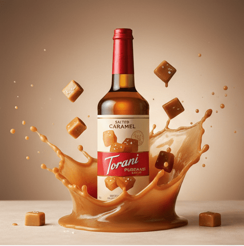 Torani Salted Caramel Puremade Syrup cs 4/750 ml