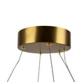 thumbnail image 5 of Artcraft Lighting Camila Collection 1Light 19" Chandelier Brushed Brass, 5 of 8