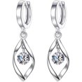 thumbnail image 1 of 1 Pair Hoops Earrings Women Dainty Earrings Fashionable Earrings Female Ear Jewelries, 1 of 2