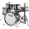Stagg 5-Piece Junior Drum Set with Hardware - 8/10/10/12/16 - TIM JR 5/16B BK