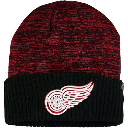 Detroit Red Wings Fanatics Branded Space Dye Cuffed Knit Hat - Red -
