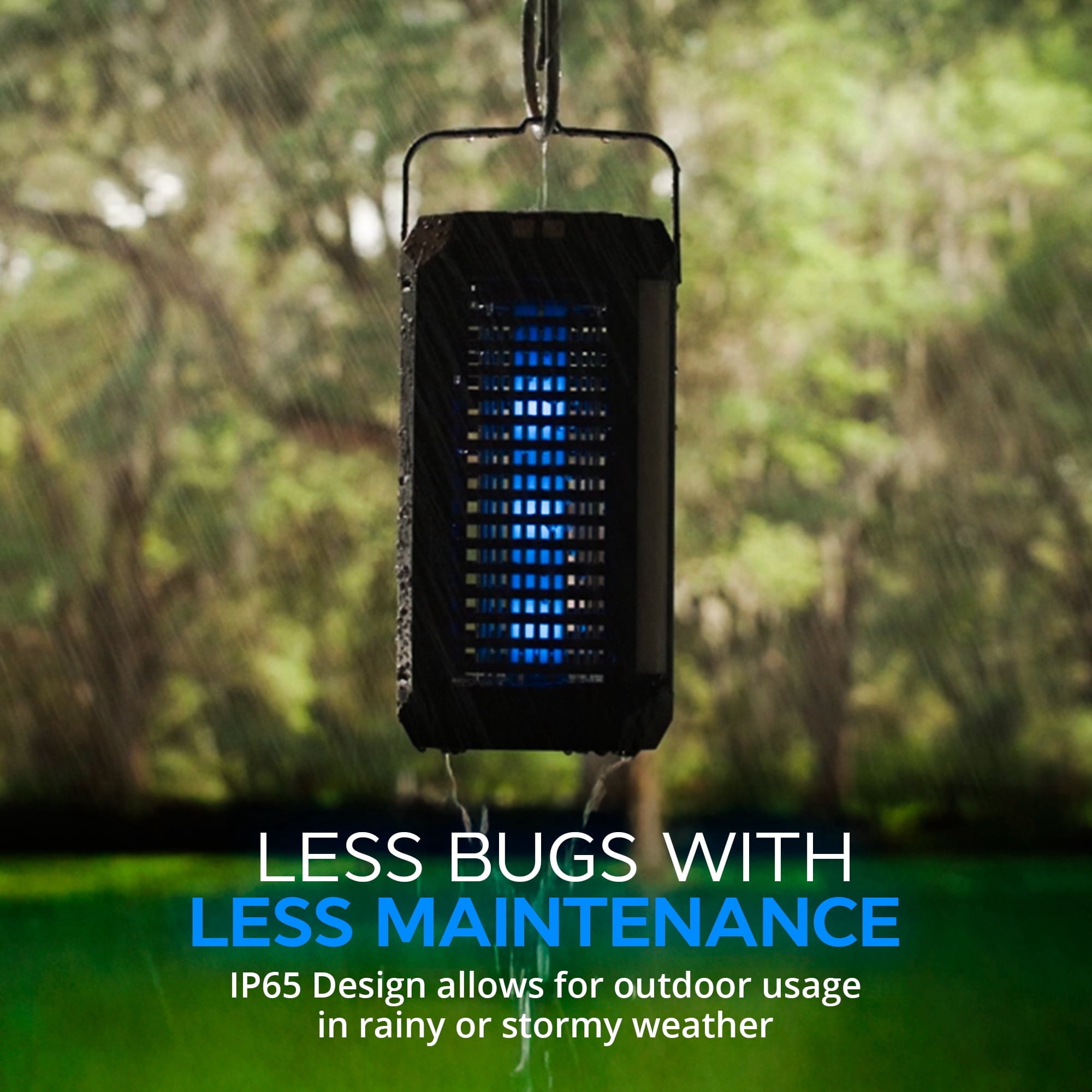 Bell and Howell Rogue Bug Zapper Outdoor and Bug Zapper Indoor Plug in for Mosquito, Fly, USB-C Rechargeable Camping Lantern, LED Flash Light, Safe for Kids and Pets