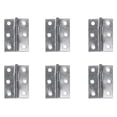 thumbnail image 4 of 32pcs 2.5 Inch Door Hinge Stainless Steel Flap Hinge Counter Back Flap Backflap Hinge Drawer Butt Hinge (Silver), 4 of 8