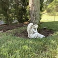 thumbnail image 6 of Northlight 17" Gray Resting Angel Outdoor Garden Statue, 6 of 6