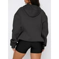 thumbnail image 4 of ONLYSHE Hoodies for Women Oversized Sweatshirts Fall Fashion Outfits 2025 Pullover Fleece Casual Sweaters Winter Y5k Clothes, 4 of 5