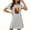 001 Gray, variant on Women's Halloween Skeleton Pumpkin Sweatshirts Dress Funny Print Crew Neck Short Sleeve Nightdress