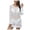 White, variant on yueewhu Women Two Piece Swimsuit Color Block Swimwear Halter String Triangle Bikini Sets (Blue, XS)