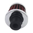 thumbnail image 2 of Admisión del cárter de la motocicleta del coche Filtro de aire de admisión del cárter de la motocicleta GM Filtro de aire de cabeza de hongo de 12 mm Filtro de aire de 12 mm (rojo), 2 of 3