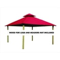 thumbnail image 6 of ACACIA 12 ft. sq.  Gazebo Roof Framing and Mounting Kit Red, 6 of 6