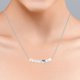 thumbnail image 3 of JeenMata Collar con Colgante de Barra de Cuentas y Corazón Colección de Joyas Delicadas: Joyas para Todos los Días, 3 of 3