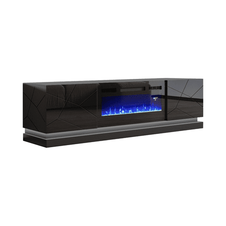 Shu BL-EF Electric Fireplace 71  TV Stand(Box 2 of 2) INCOMPLETE 