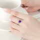 thumbnail image 2 of Anillo de promesa natural en plata maciza de oro para las mujeres de las niñas piedra de nacimiento de joyería de regalo para su aniversario de boda, 2 of 5